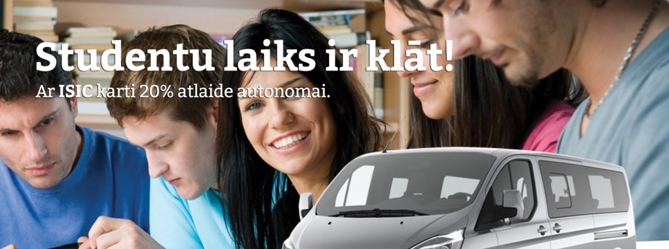 Ar ISIC 20% atlaide!